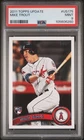 MIKE TROUT 2011 Topps Update ROOKIE CARD (RC) PSA 9 MINT