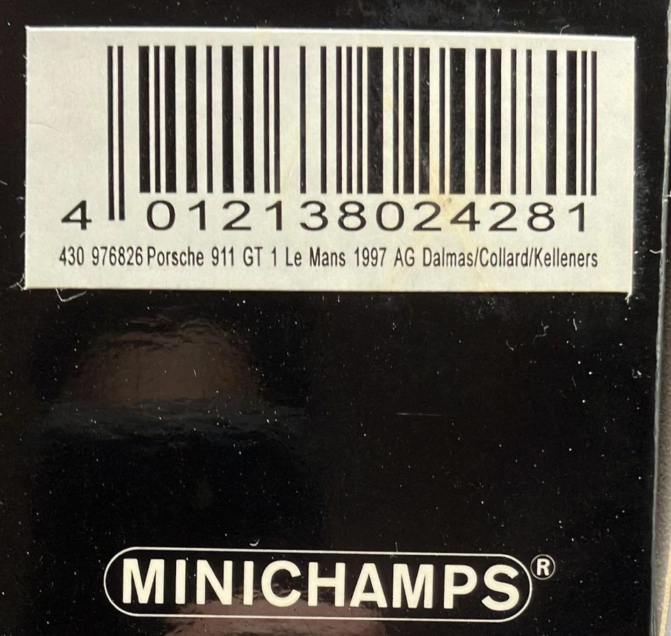 Minichamps 1/43 Porsche 911 GT 1 24hs Le Mans 1997 #26 Dalmas Collard 430976826 Foto 4 de 4