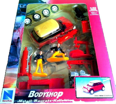 NewRay Bodyshop 1:32 Metall-Bausatz-Kollektion 2002 MINI COOPER Neu in OVP