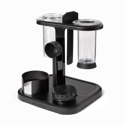 AeroPress Organizer Stand, Durable Coffee Bar Station and Compact XL, Black