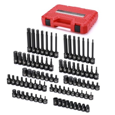 MIXPOWER 3/8'' Drive Master Hex Bit Impact Socket Set, Solid One Piece Constru...
