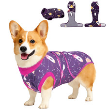 PetWarm Dog Recovery Suit Female/Male Surgical Bodysuit XS-2XL Anti-Lick