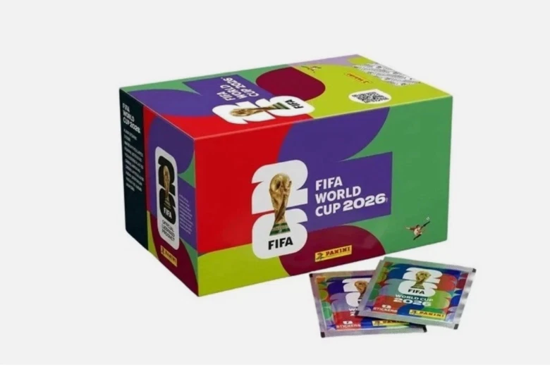 Collection d'autocollants Coupe du Monde de la FIFA 2026™ - Boîte de 100 sachets - Photo 1/2
