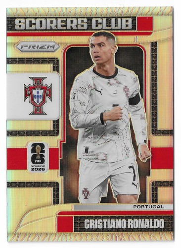 Cristiano Ronaldo 2026 Panini Prizm Fifa World Cup Scorers Club #21 Silver Prizm