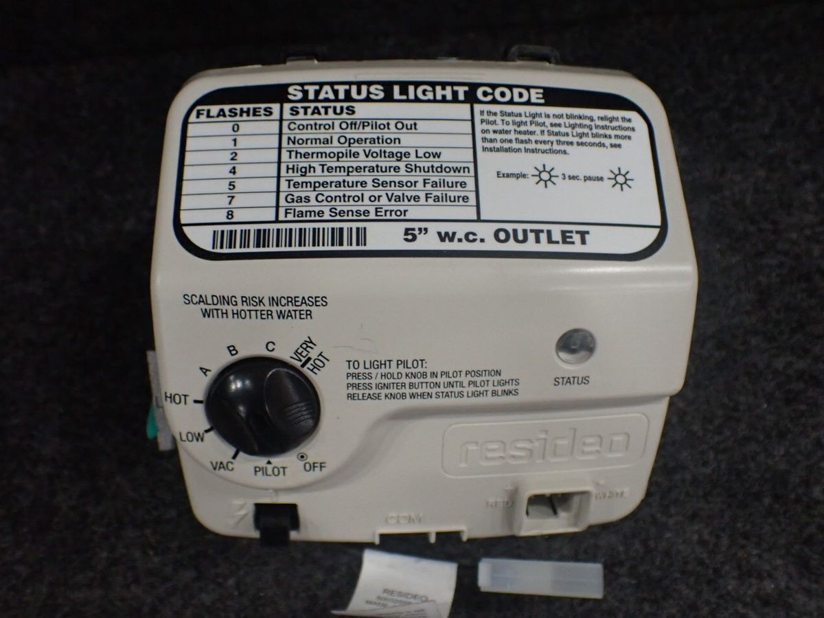 Resideo 9007884005 Hot Water Heater Gas Control Valve Thermo