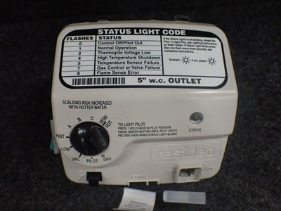 Resideo 9007884005 Hot Water Heater Gas Control Valve Thermostat, 100112336