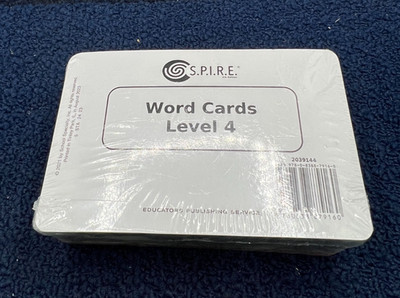S.P.I.R.E. Word Cards Level 4, 4th Edition, 2039144, ISBN 978-0-8388-7916-0