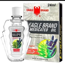 Eagle Brand Medicated Oil Aromatic External Analgesic Pain Relief 24ml~04/2028