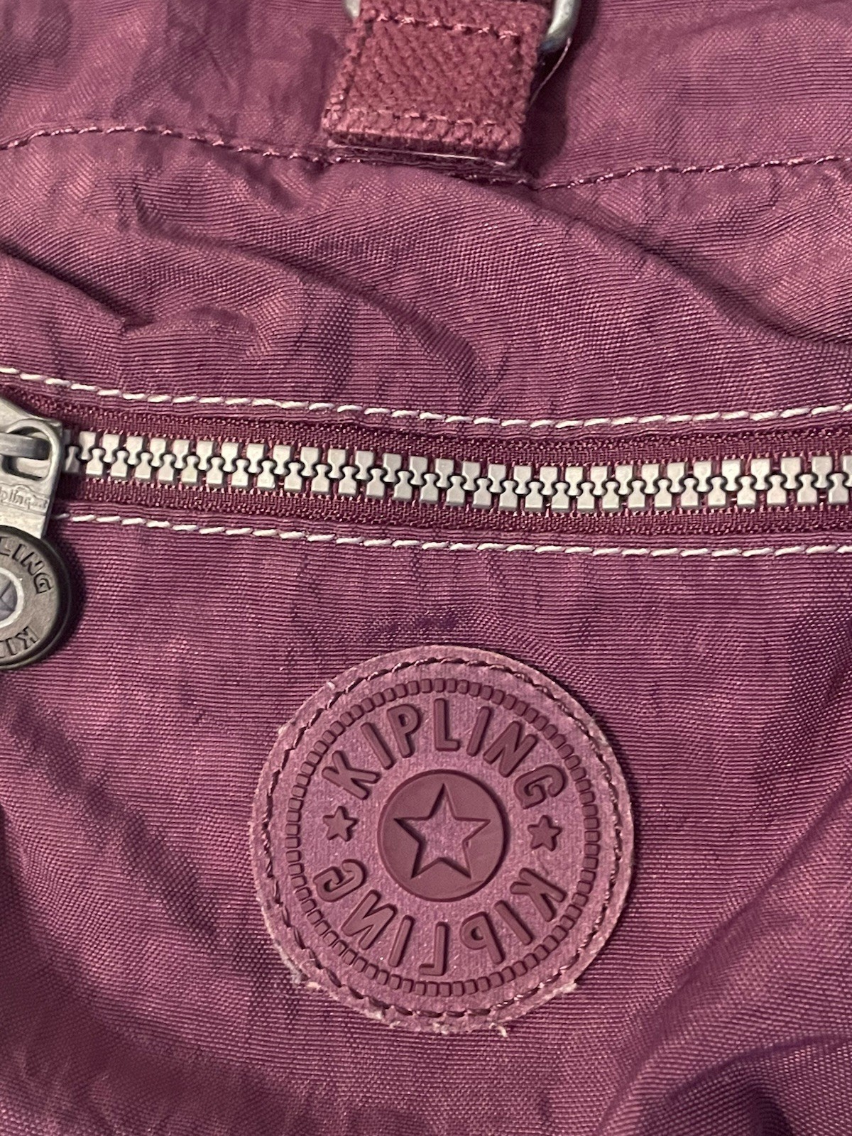 Kipling Small Purple Backpack - image 9