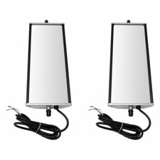 Power Mirror 16 X 6 Stainless Steel West Coast Pair Heated Signal For Semi Truck Power Mirror 16 X 6 Stainless Steel West Coast Pair Heated Signal For Semi Truck