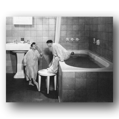 Stan Laurel Oliver Hardy Photo 8x10 Brats 1930 Comedy Film