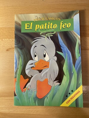 Pegaclasicos El Patito Feo Sticker Book 1997 Vintage