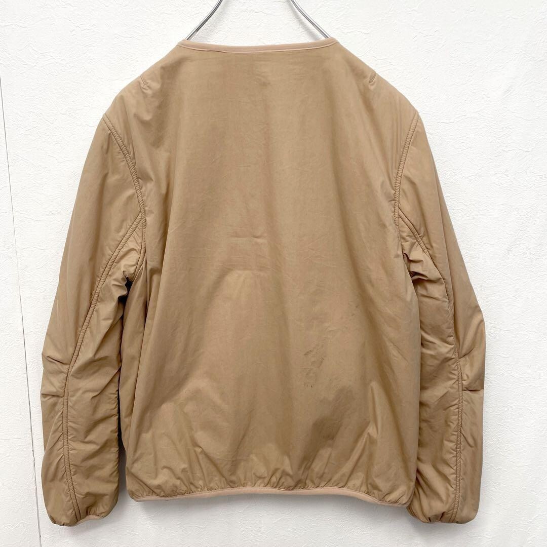 Saturdays New York City zip-up padded jacket, beige, size S so image 6