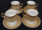 SET OF 4 DENBY Tea Cups & Saucers ENGLAND VINTAGE — photo 2