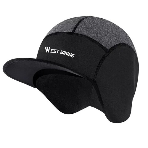 WEST BIKING Winter Unterhelm Totenkopf Mütze Fleece Warm Radmütze Winddicht Mütze - Bild 2 von 22
