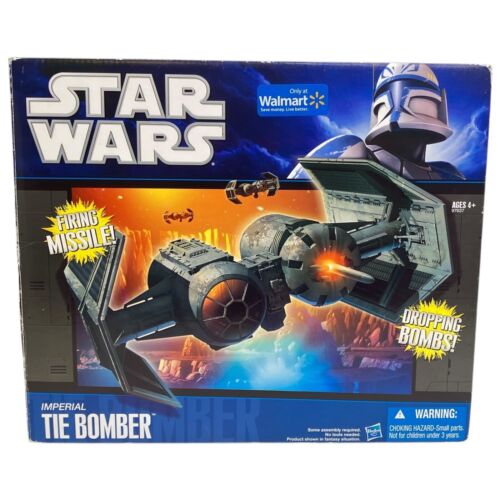Star Wars Imperial Tie Bomber Vehicle Complete Walmart Exclusive 2010 *Open Box*