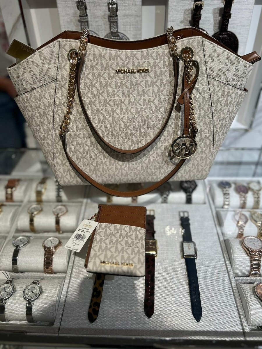 Michael Kors Large Tote Handbag Bag Purse Satchel Shoulder Flat Coin  Wallet