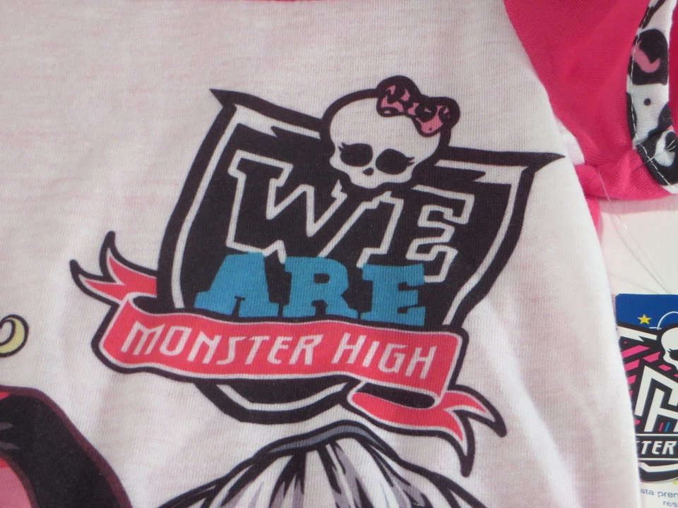 Nuevo top manga corta Monster High Sleepwear 1 pieza talla 10-12 Foto 3 de 4