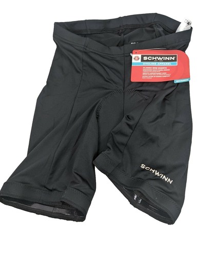 schwinn bicycle shorts Classic Men's Padded Cycling  Black, Poly-Spandex, Multiple Sizes Featuring spandex fabric and elastic leg gripper Schwinn Cycling Shorts Women's Size