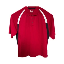 Slazenger Polo, Short Sleeve, Red Polo, Size XL,Logo,Collared,Breathable. MWick.