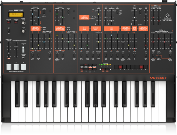 BEHRINGER ODYSSEY 37 FULL SIZE SYNTH,NUOVO,SPEDITO GRATIS.
