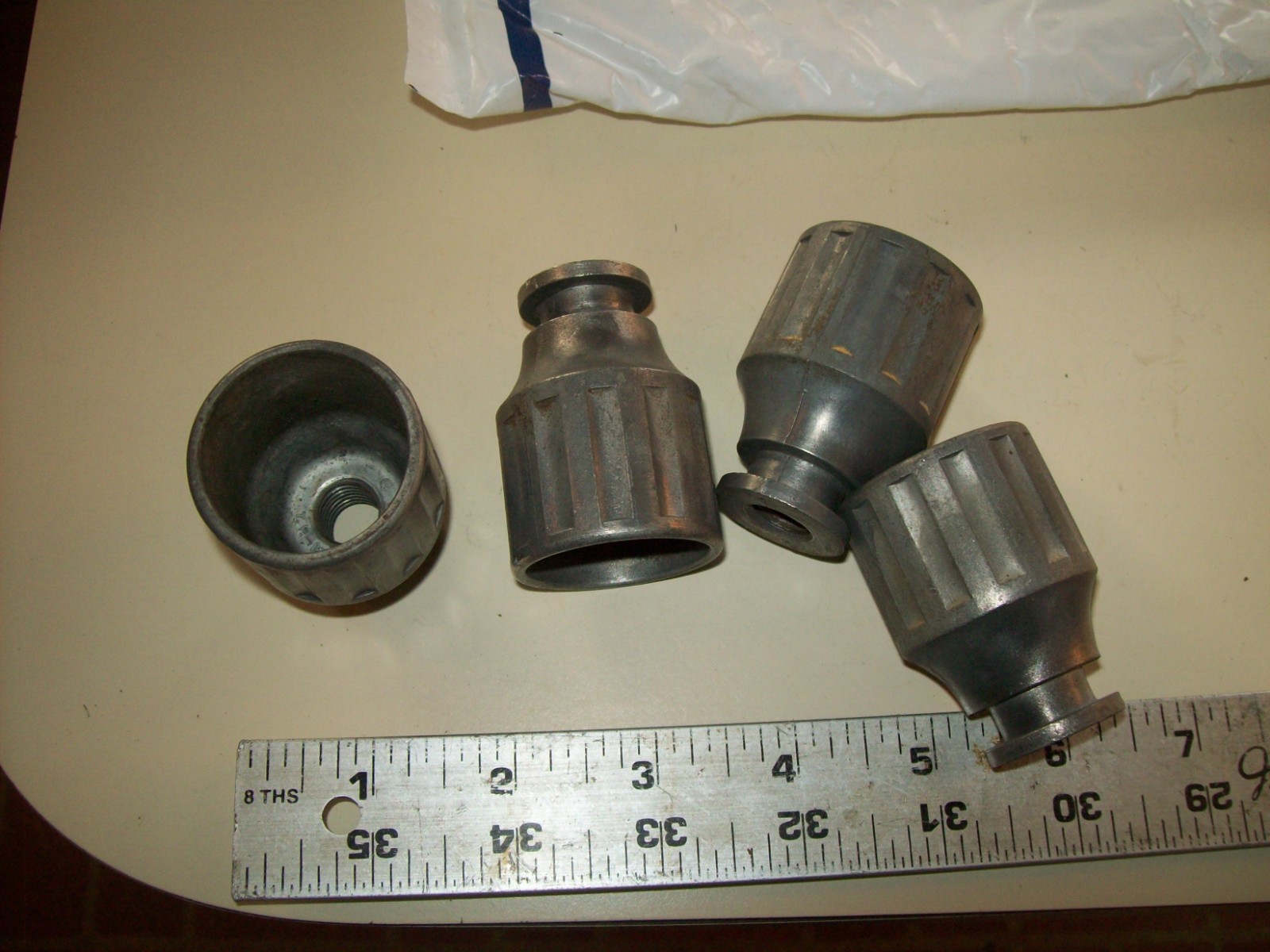 4 Alloy Knobs TP 126  From Vintage Sears Craftsman Power Tools Wood Working Tool