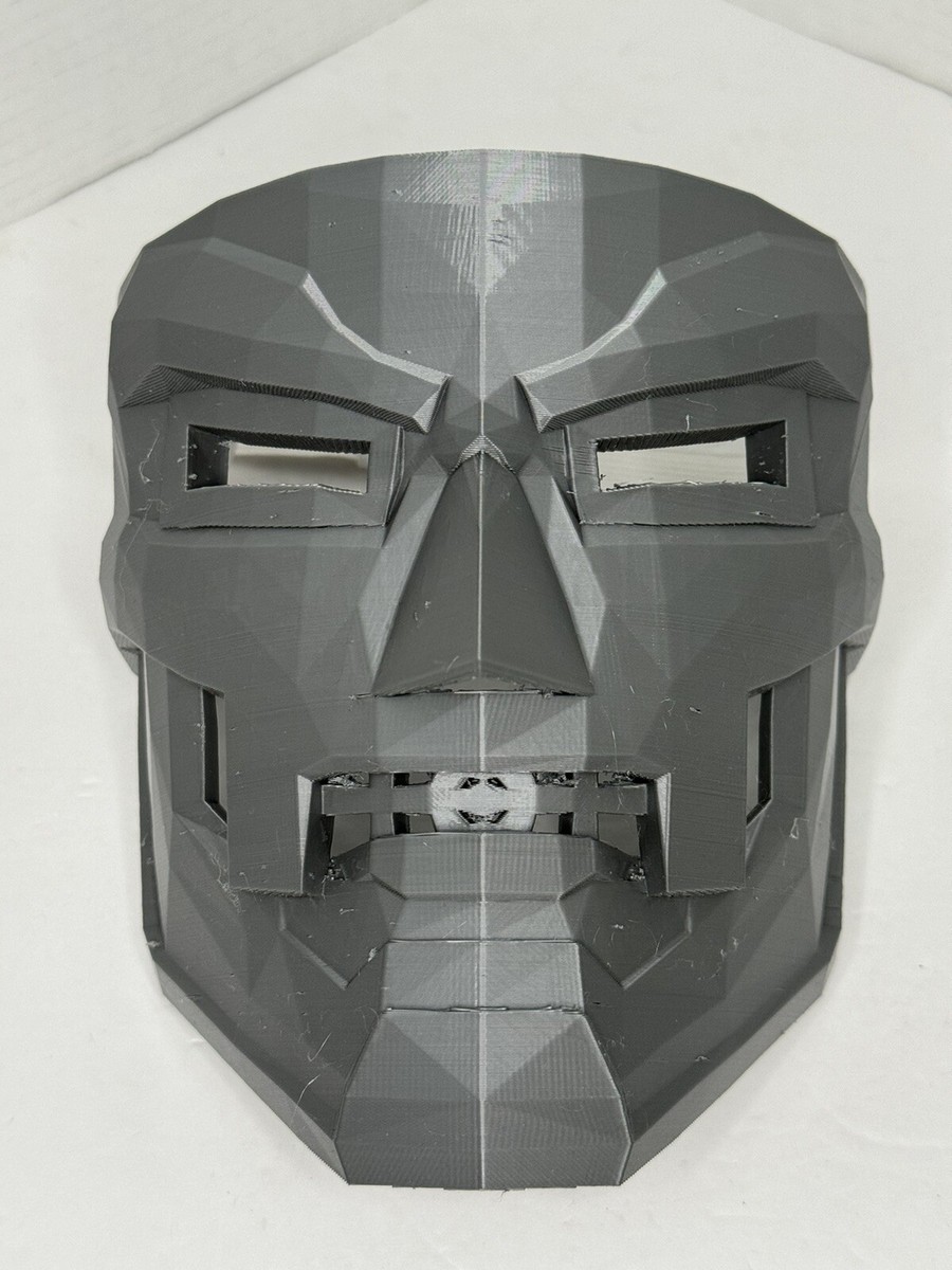 Dom3 Template Doctor Doom Mask Template Amazon.com: 3D Printed Dr. Doom Mask