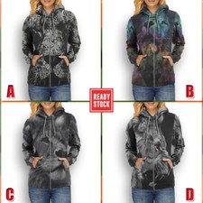 New Hoodie Lion Hoodie Fullprint Polyester Size S to 3XL