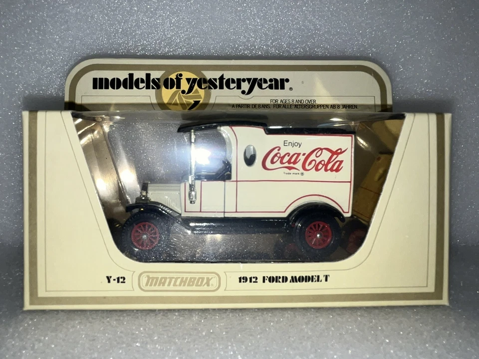 Y-2 1912 FORD MODEL T COCA COLA by "MATCHBOX MODELS OF YESTERYEAR" 1/35 SCALE - Image 2 of 4