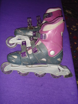 ALLURE YOUTH SZ 7  ROLLER BLADES HOCKEY INLINE SKATES UNISEX