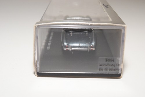 * SPARK S0801 AUSTIN HEALEY 100 BN1 1953 DARK SILVER MINT BOXED - Bild 4 von 6