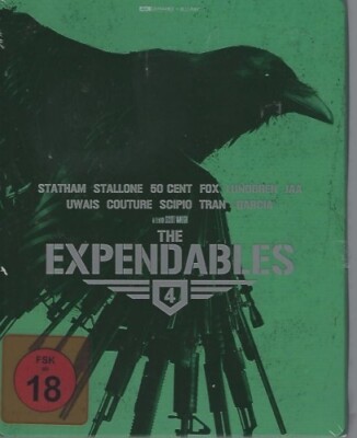 The Expendables 4 - Limited Steelbook Edition - 4K UltraHD - BluRay - Neu / OVP