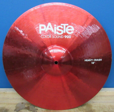 Paiste heavy crash cymbal 18'' Color Sound 900 red
