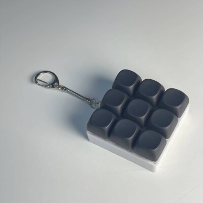 Keyboard Fingertip Toy 9-key Clicker Mechanical Keyboard Keychain Click Toy