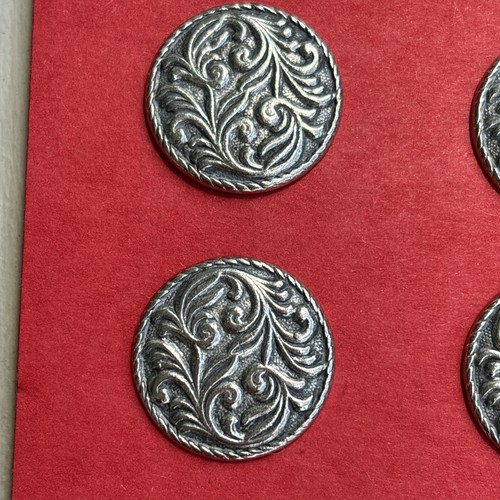 Vintage Pewter Buttons Norwegian. ~8~ 13/16โ EXCELLENT QUALITY!๐ณ๐ด - Picture 6 of 7