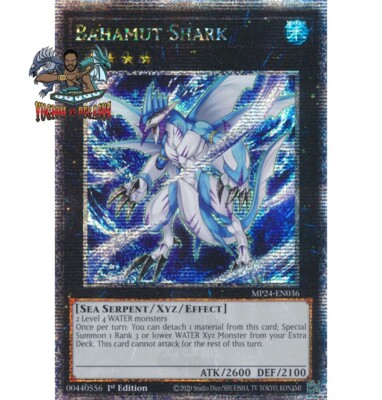 Zoa Yugioh Bahamut Shark MP24-EN036 Quarter Century Secret Rare 1st Edition  - Yu-Gi-Oh! Card (M/NM)