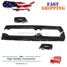 Rocker Panel Cab Corner Kit Crew Cab Fits 2007-13 Chevrolet Silverado GMC Sierra