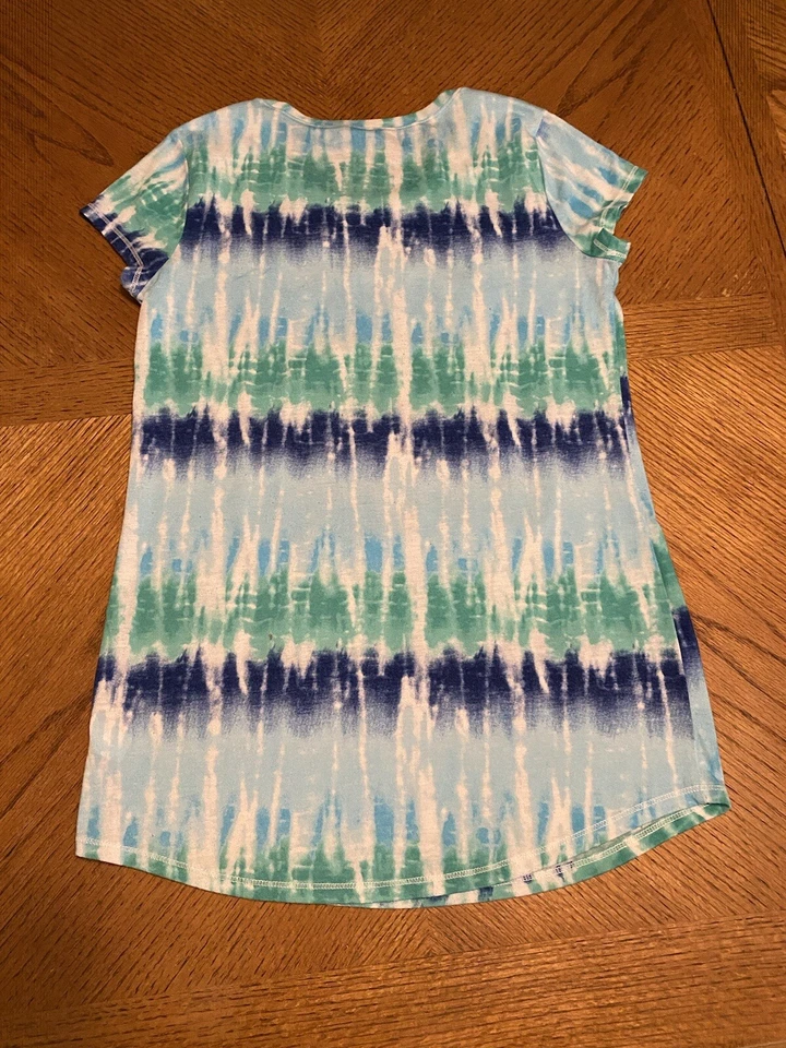 Girls Justice Tie Dye T Shirt Black Size 16 Glitter Taco Tuesday See Photos - Image 3 of 4