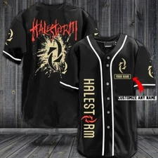 Personalized Unisex Halestorm Band Printed Baseball Jersey Shirt