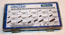 150 PCS Parallel Drive Shaft Key Round Ended Key Set for Machinery