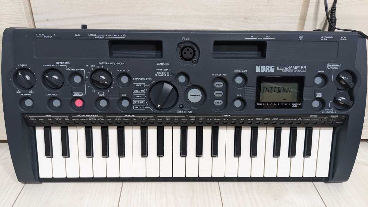 Korg MS1 microSAMPLER Sampling Keyboard Black Music Instruments | eBay
