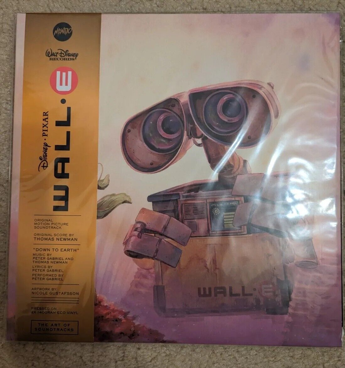 MONDO Wall-E Original Soundtrack 2XLP Limited Edition SDCC Eco Vinyl Record
