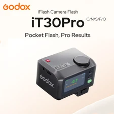 Godox iT30 Pro On-Camera Flash Speedlite For Canon Nikon Sony Fujifilm Olympus