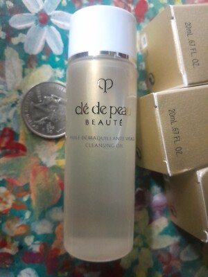 Lot Of 3 Cle De Peau Beaute Cleansing Oil 3x [20ml/0.67 Fl Oz] = 60ml/20.1 fl oz