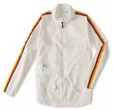 NEW Aldi Gear 2024 Ladies sz SM White All Over Print Windbreaker Jacket SOLD OUT