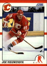 1990 SCORE NHL HOCKEY Card #30 -- Joe Nieuwendyk, Calgary Flames