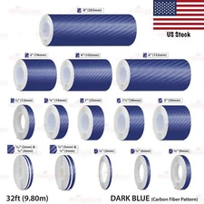 Vinyl Pinstriping Pin Car Styling Adhesive Tape Sticker CARBON FIBER DARK BLUE