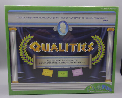 Qualities Board Game by Simply Fun - Social Interaction & Self Discovery Game