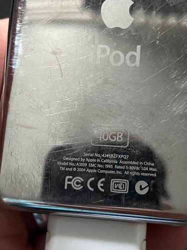 Ipod original 40gb (2004) - Photo 3/7