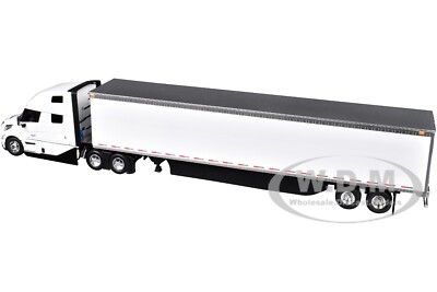 VOLVO VNL 860 SLEEPER W/TRAILER WHITE 1/50 DIECAST MODEL BY FIRST